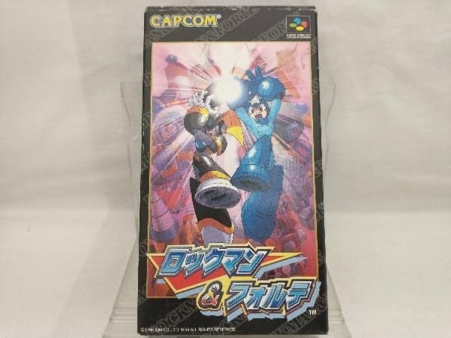 ロックマン&フォルテ スーパーファミコン　　箱・説明書・ハガキ付き Amazon.co.jp: SFC; ロックマン&フォルテ 【箱あり/説明書あり
